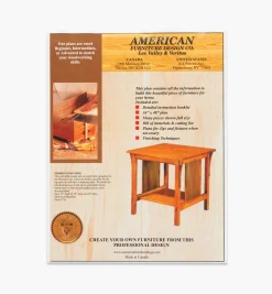 Outlet Mission End Table Plan Plans