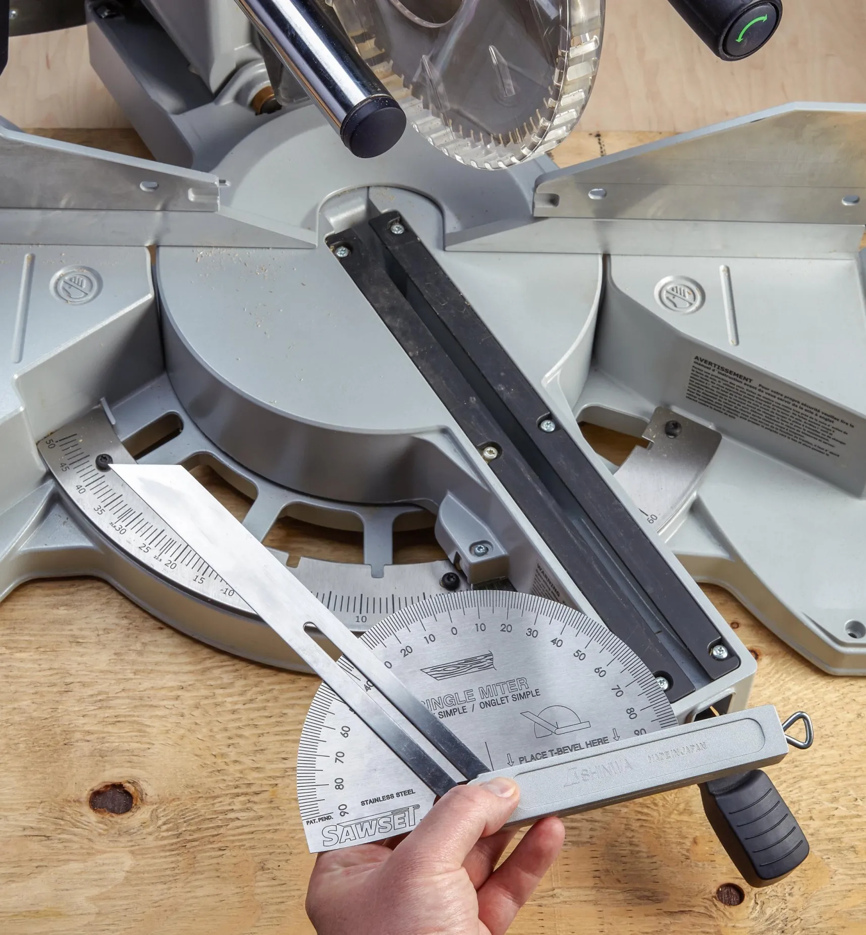 Online Miter-Saw Setting Guide Marking & Measuring