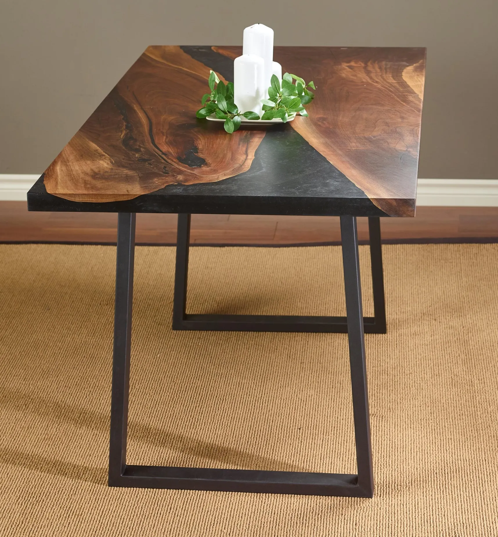 New 710mm Steel Trapezoid Table Leg Table Hardware