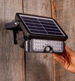 Discount Motion-Sensing Solar LED Floodlight Hardscaping