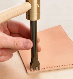Outlet Multi-Hole Punch For Leather Lacing Hand Tools