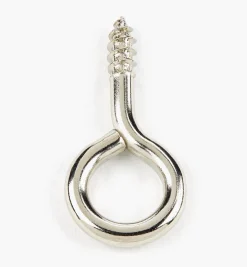 Outlet Nickel-Plated Screw Eyes Hooks