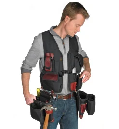 Best Occidental Leather Builder's Vest Safety Gear
