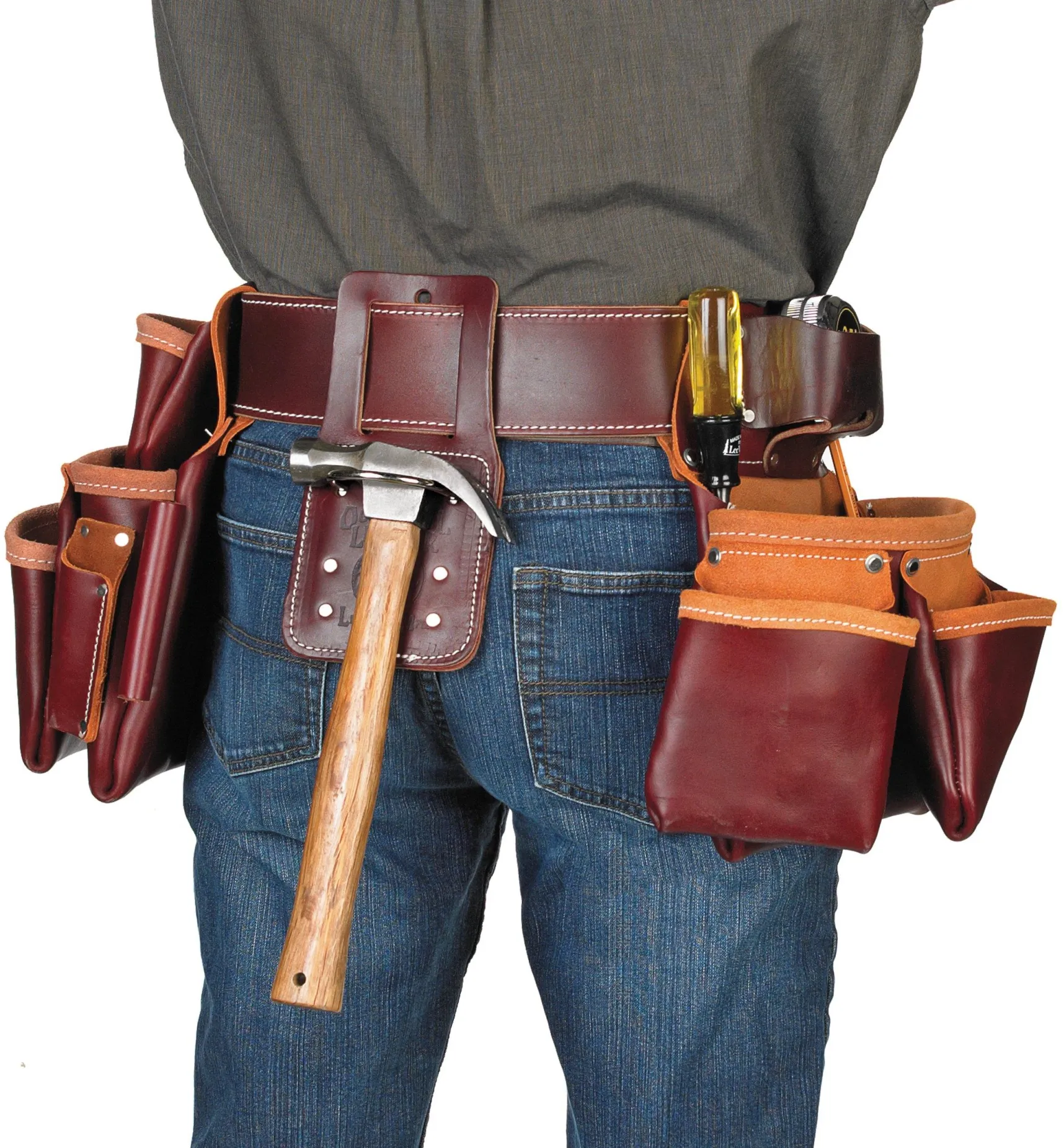 Best Occidental Leather Pro Framer Hammer Holder Safety Gear