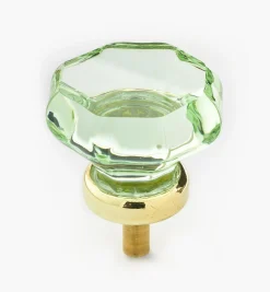 Online Octagonal Glass Knob Knobs