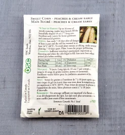 Outlet OSC Corn Seed Packet Seed Starting