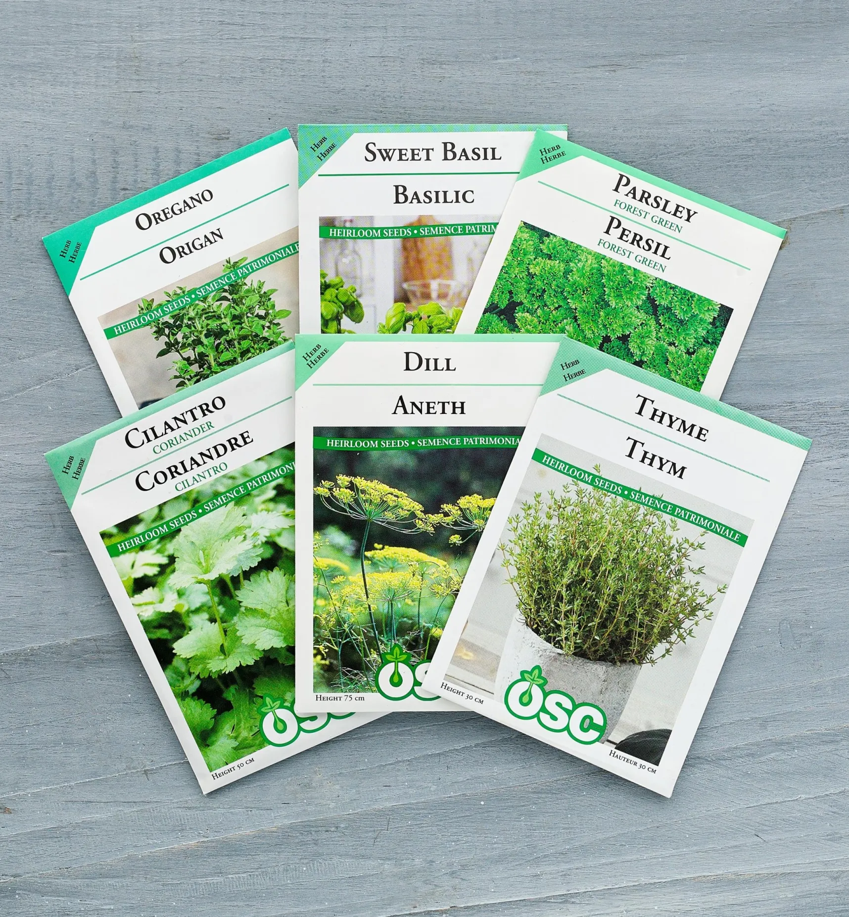 Discount OSC Herb Seed Packets Seed Starting