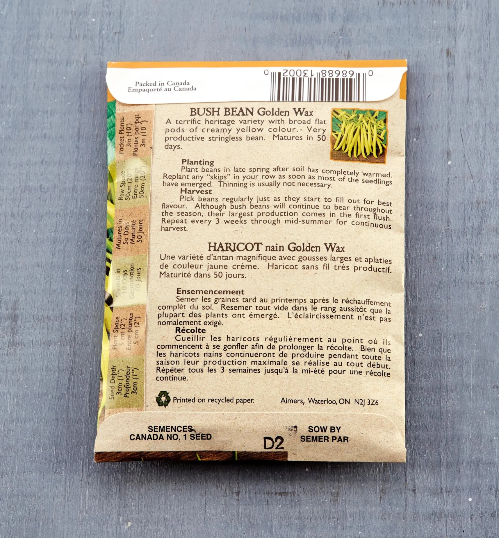 Hot OSC Organic Vegetable Seed Packets Seed Starting