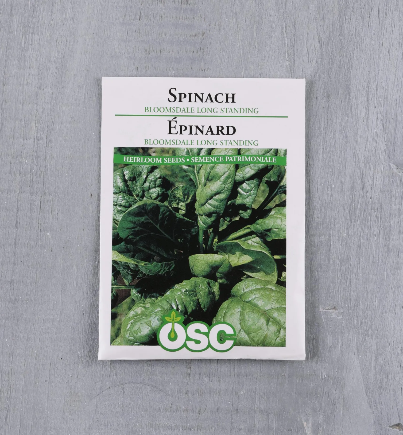 Sale OSC Spinach Seed Packet Seed Starting