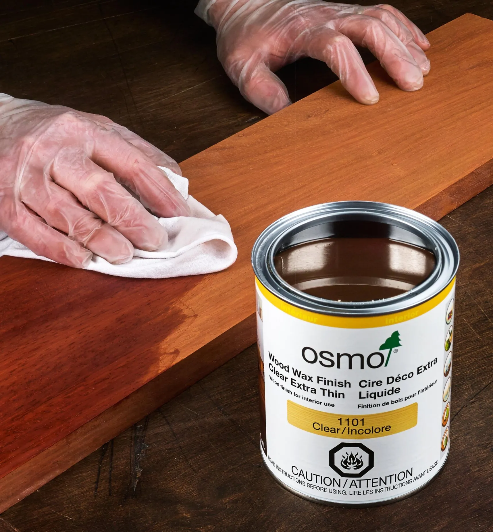 Hot Osmo Extra-Thin Wood Wax Supplies