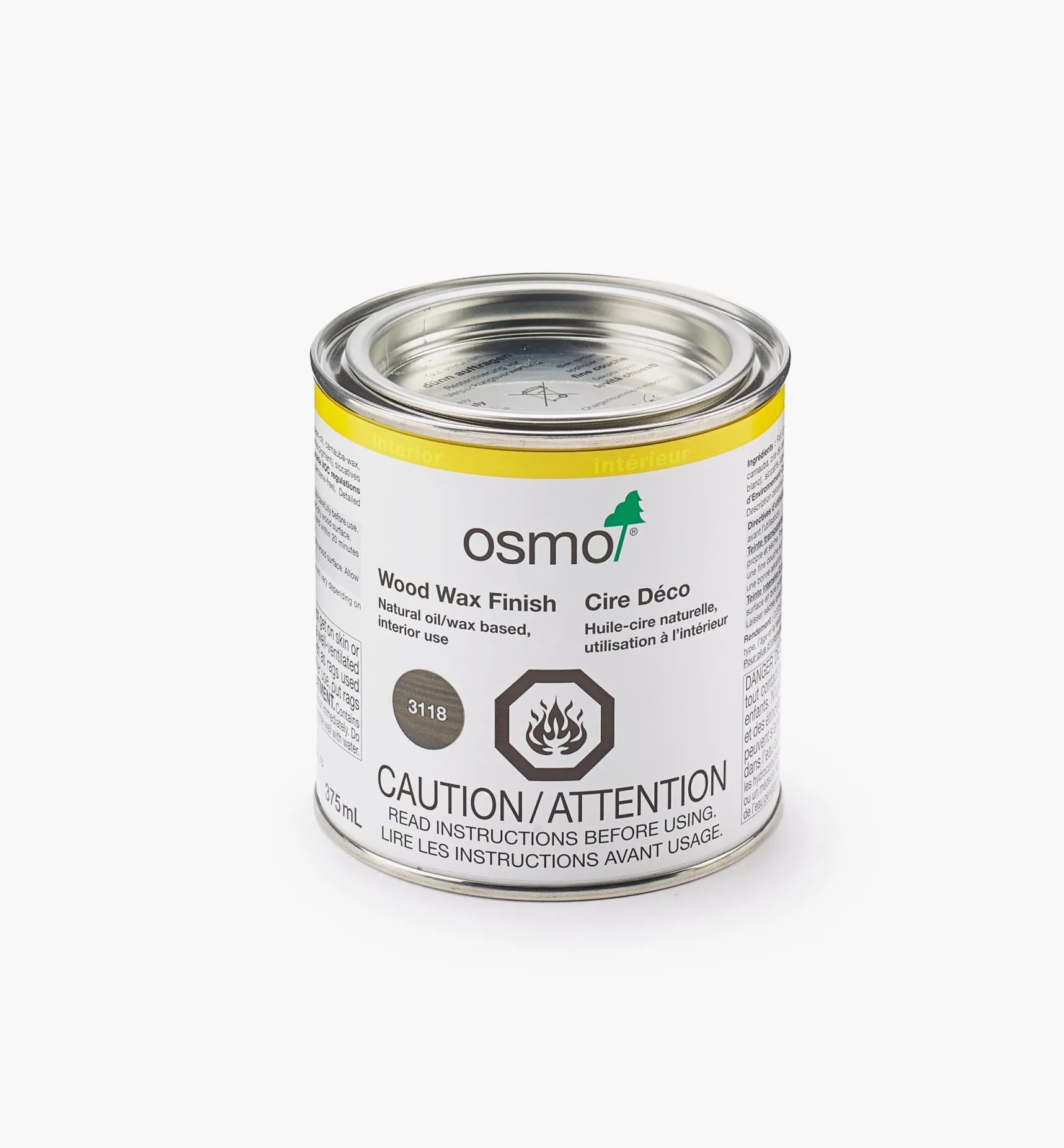 Osmo Granite Gray Wood Wax Finish Supplies