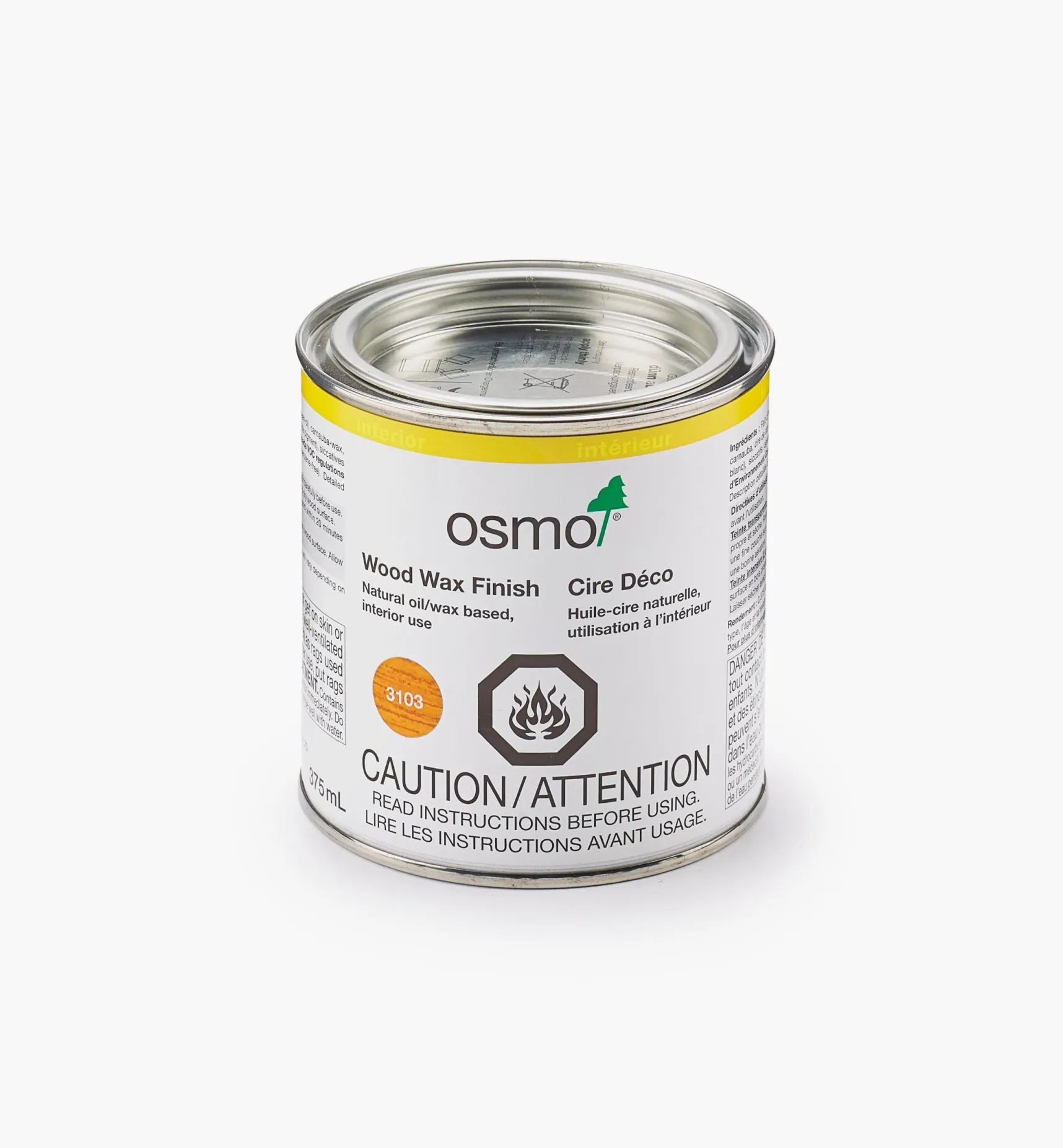 New Osmo Light Oak Wood Wax Finish Supplies