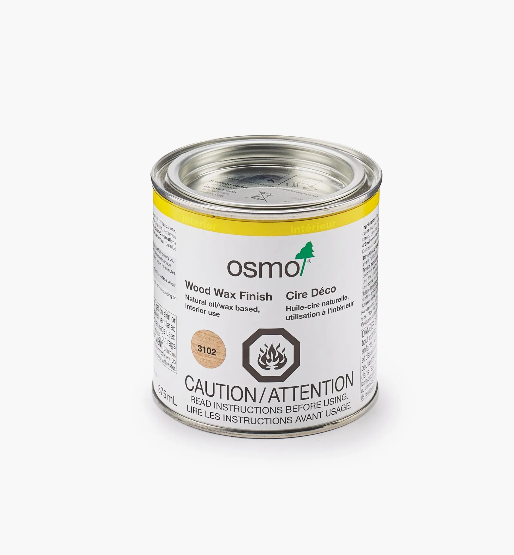 New Osmo Lightly Steamed Beech Wood Wax Finish Supplies