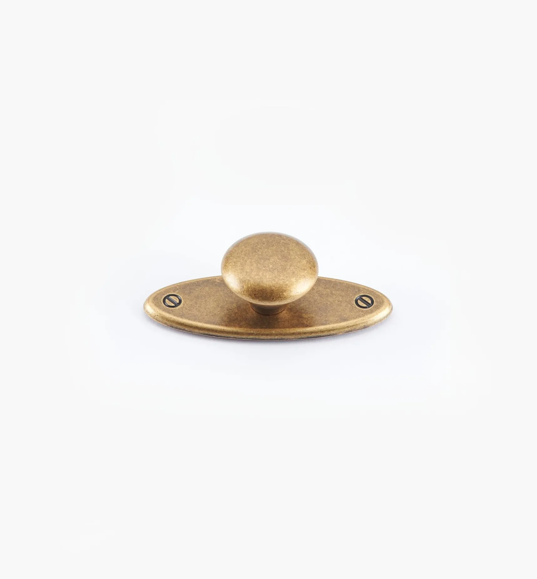 Sale Oval Plate Knob With Escutcheon Knobs