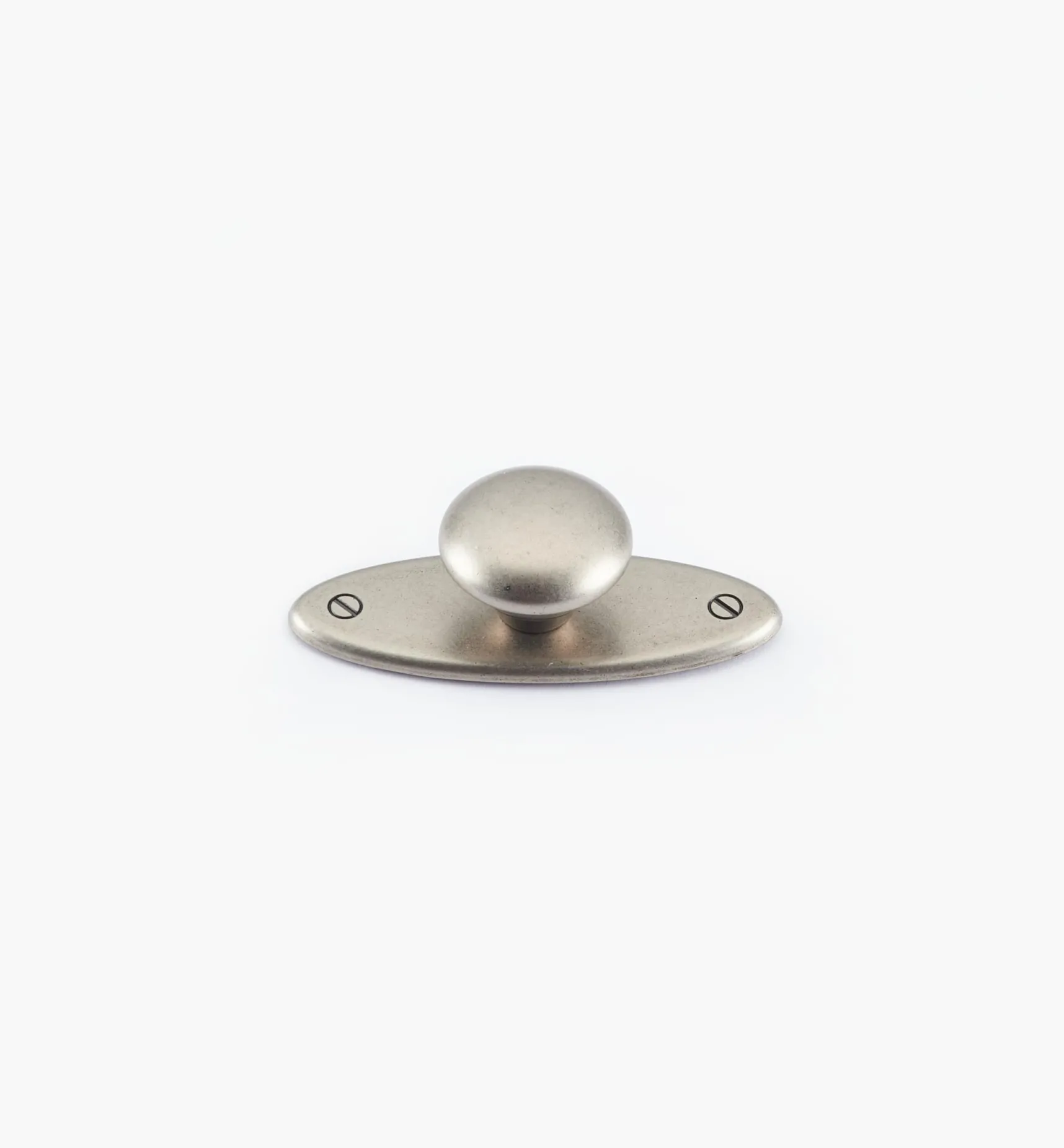 Sale Oval Plate Knob With Escutcheon Knobs