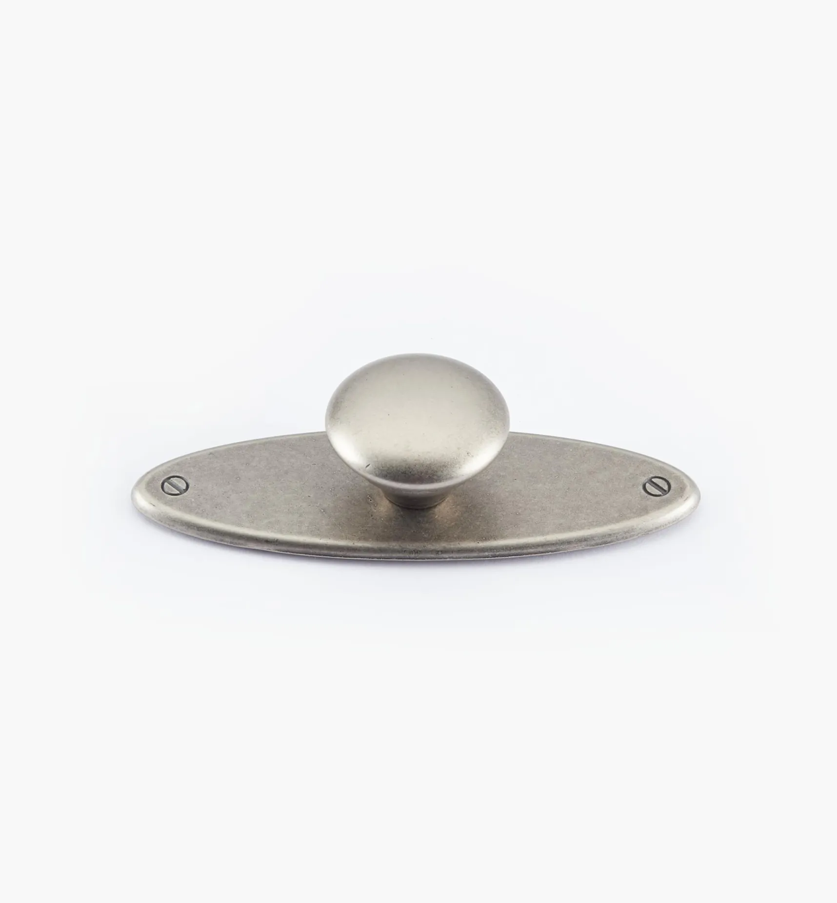 Sale Oval Plate Knob With Escutcheon Knobs
