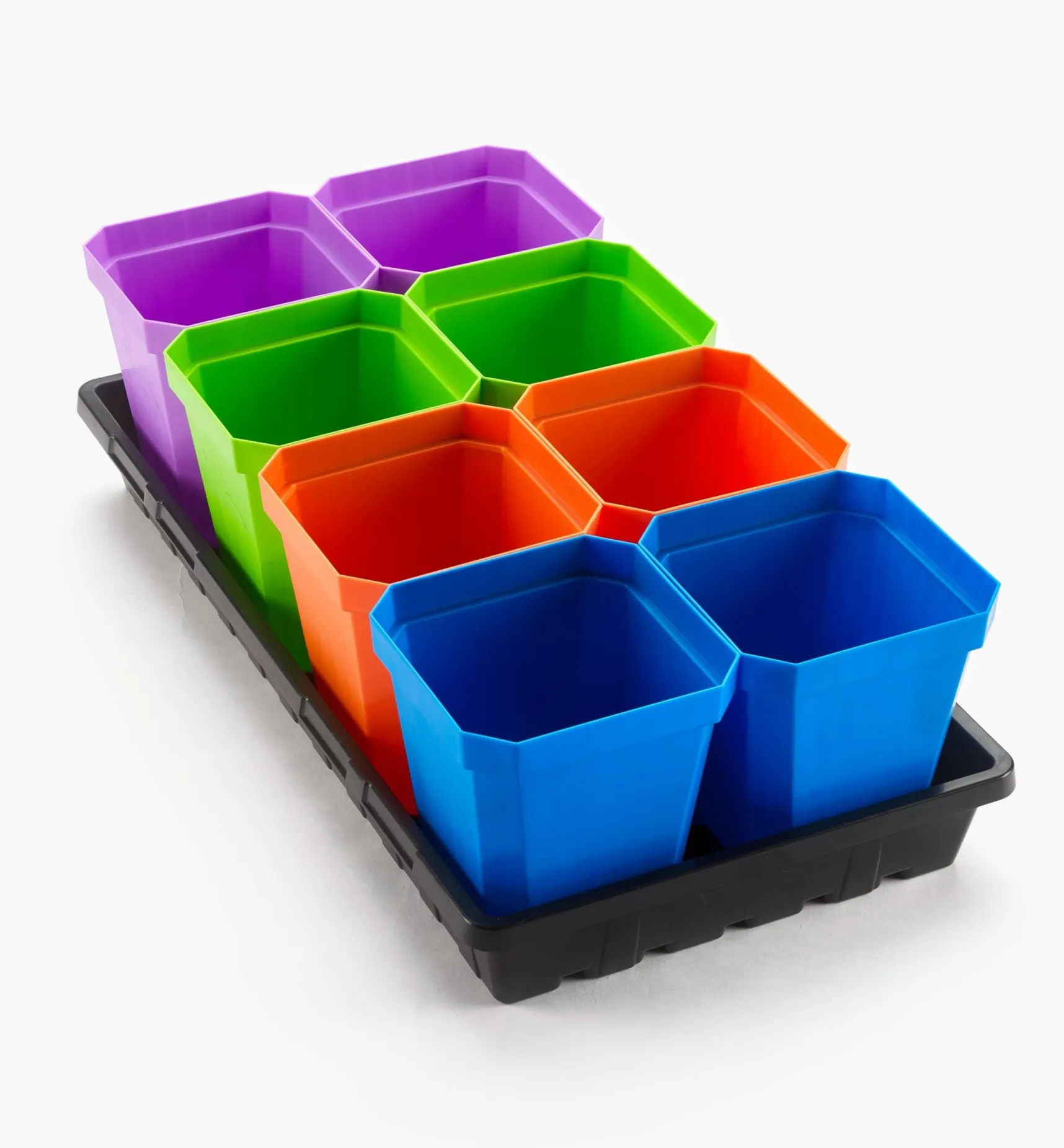 Hot 8-Pack Of 5" Pots With Propagation Tray Seed Starting