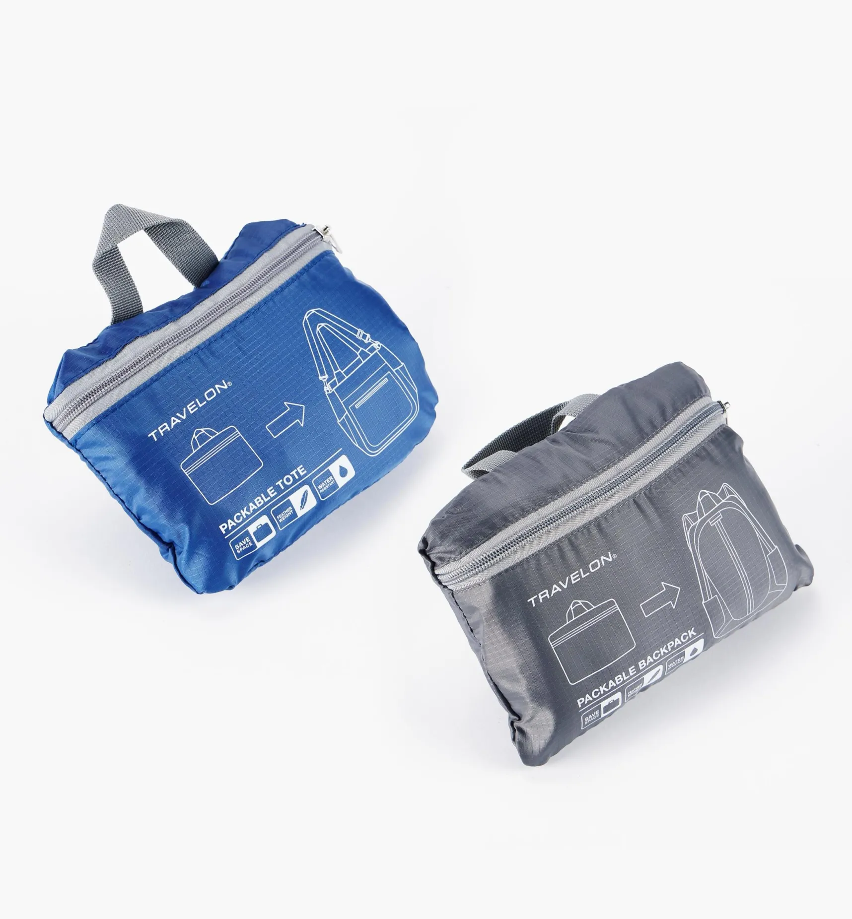 Sale Packable Backpack & Shoulder Bag Set Travel