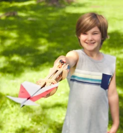 Hot Paper Airplane Launcher Kit Toys & Games