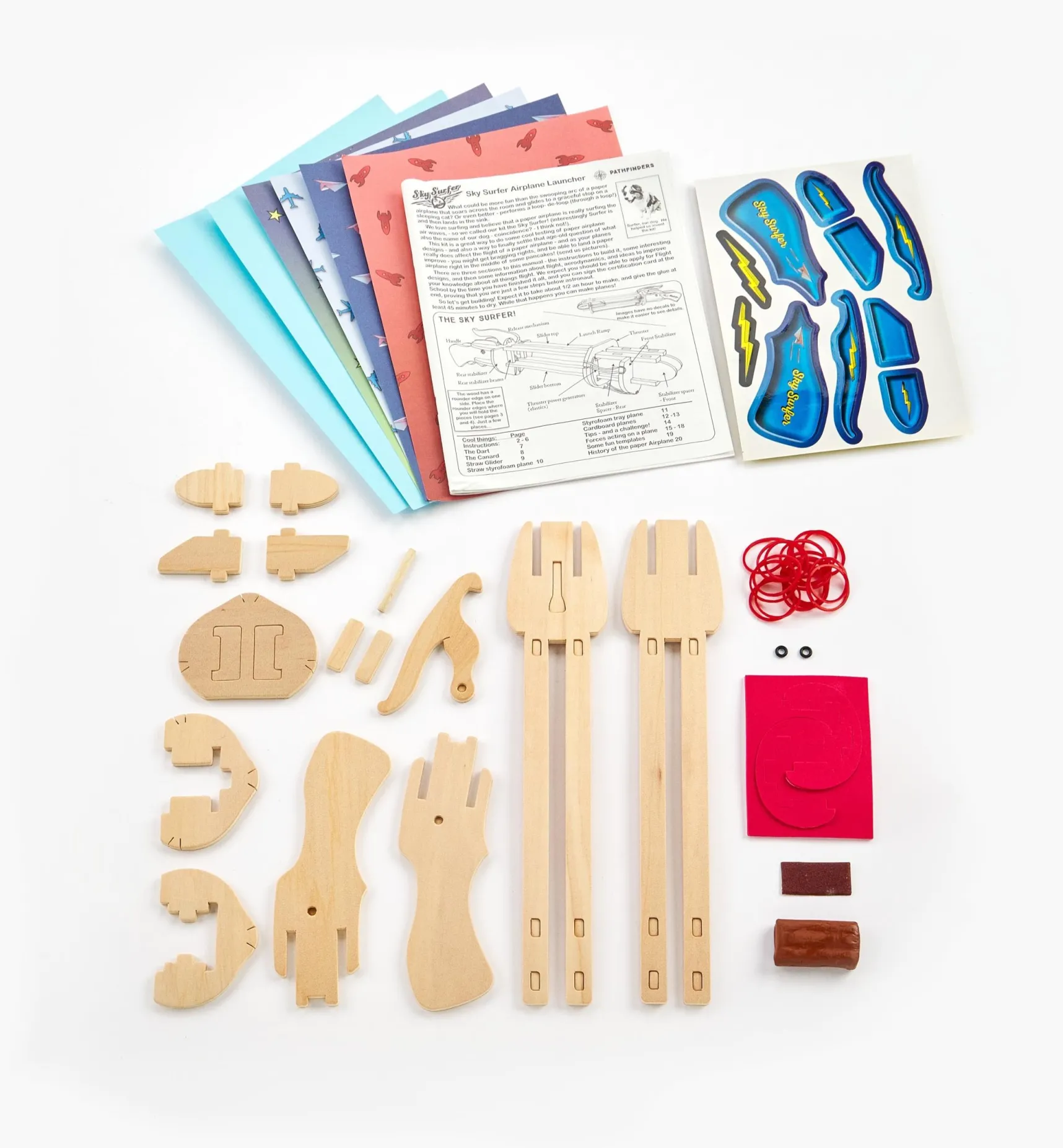 Hot Paper Airplane Launcher Kit Toys & Games