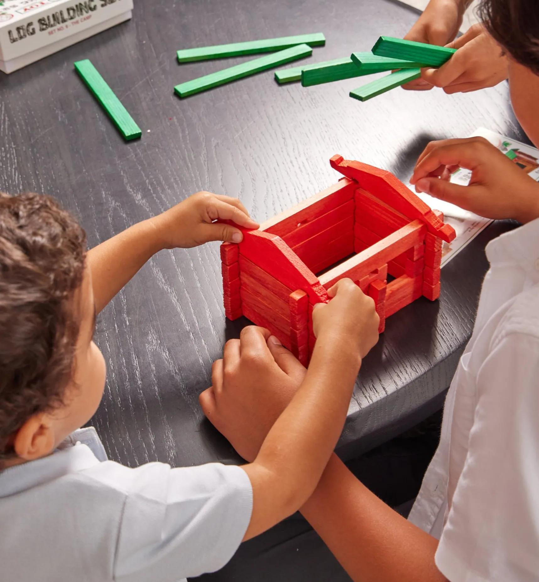 Discount 37-Pc. Log Building Set Toys & Games