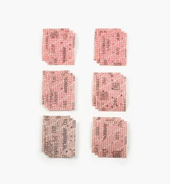Clearance 18-Pc. Sample Pack Of 3" × 4" Mirka Ultimax Ligno Grip Sheets Supplies