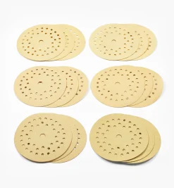 Best 18-Pc. Sample Pack Of Mirka 5" 42-Hole Gold Multifit Grip Discs Supplies