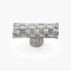 Discount Pewter Basket Weave Knob Knobs