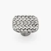 Outlet Pewter Herringbone Weave Knob Knobs