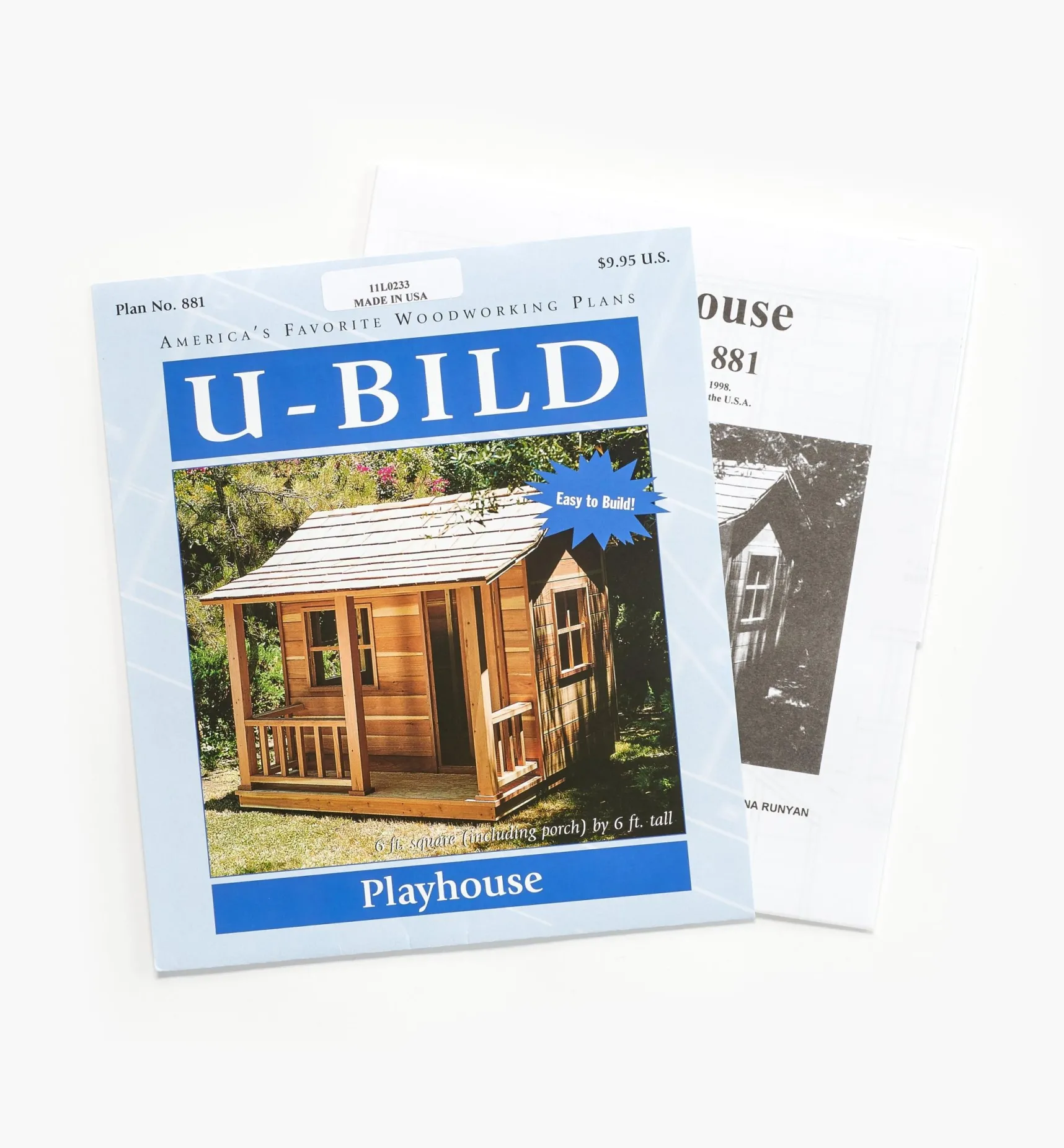 New Playhouse Plan Plans