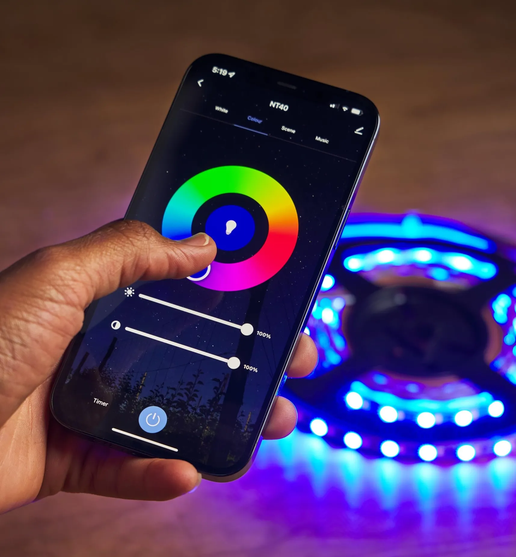 Online Proline Wi-Fi Controller For RGB+W LED Tape Lights Lighting