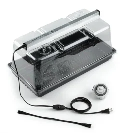 Discount Propagation Tray, Dome, Grow Light & Timer Set Seed Starting