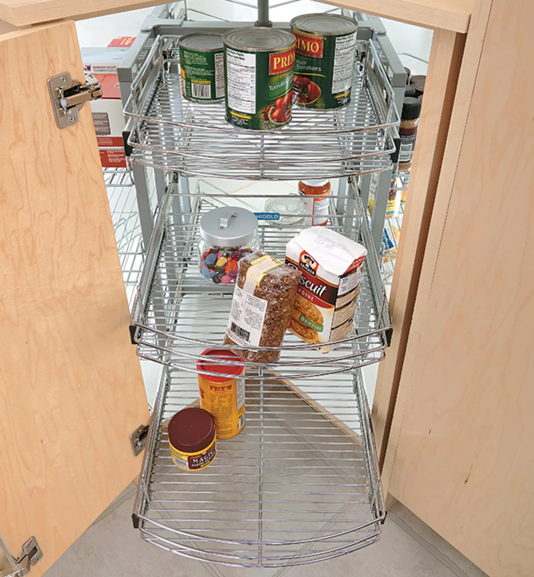 Outlet Pull-Out Corner Carousel Kitchen Hardware