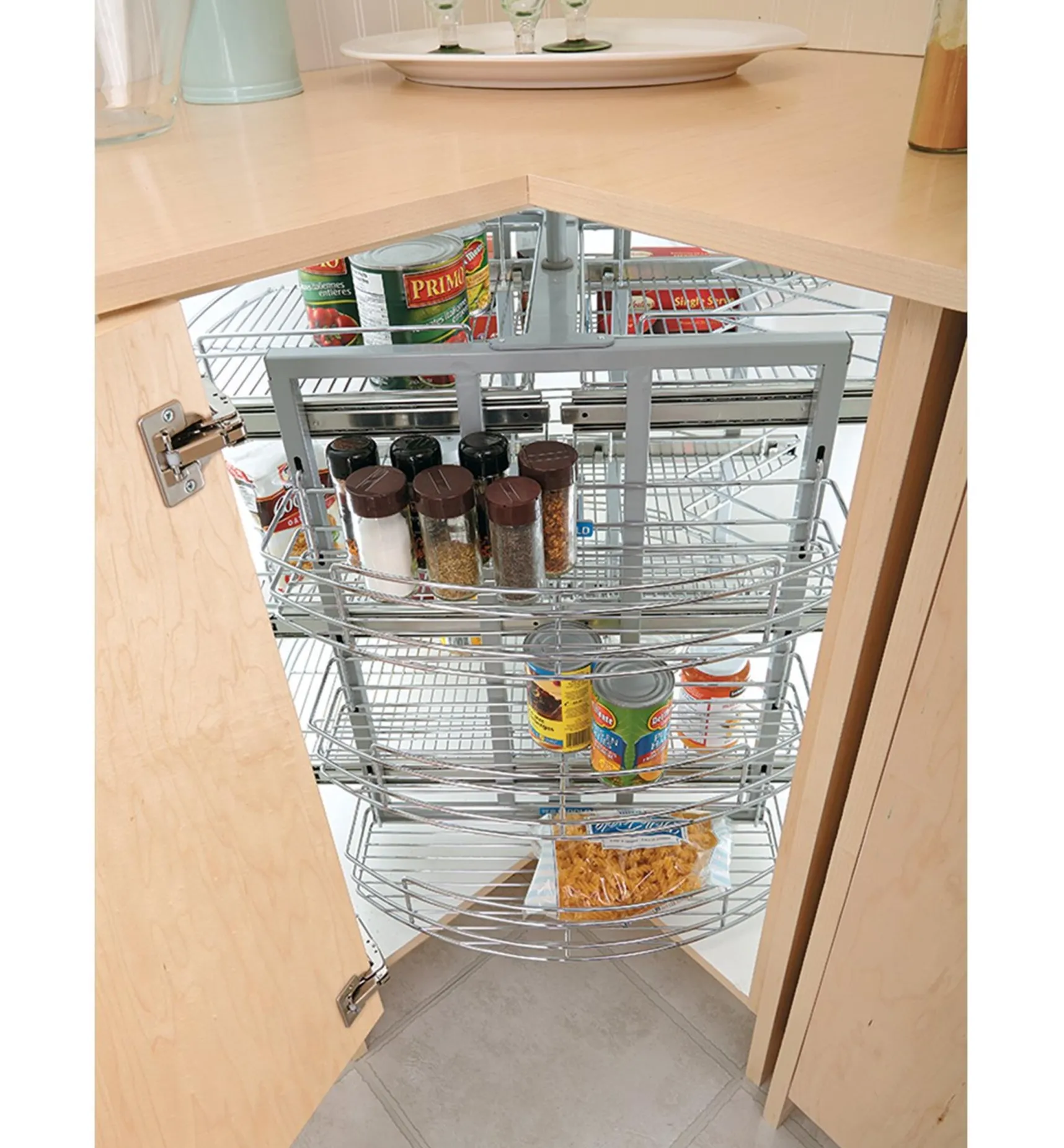 Outlet Pull-Out Corner Carousel Kitchen Hardware