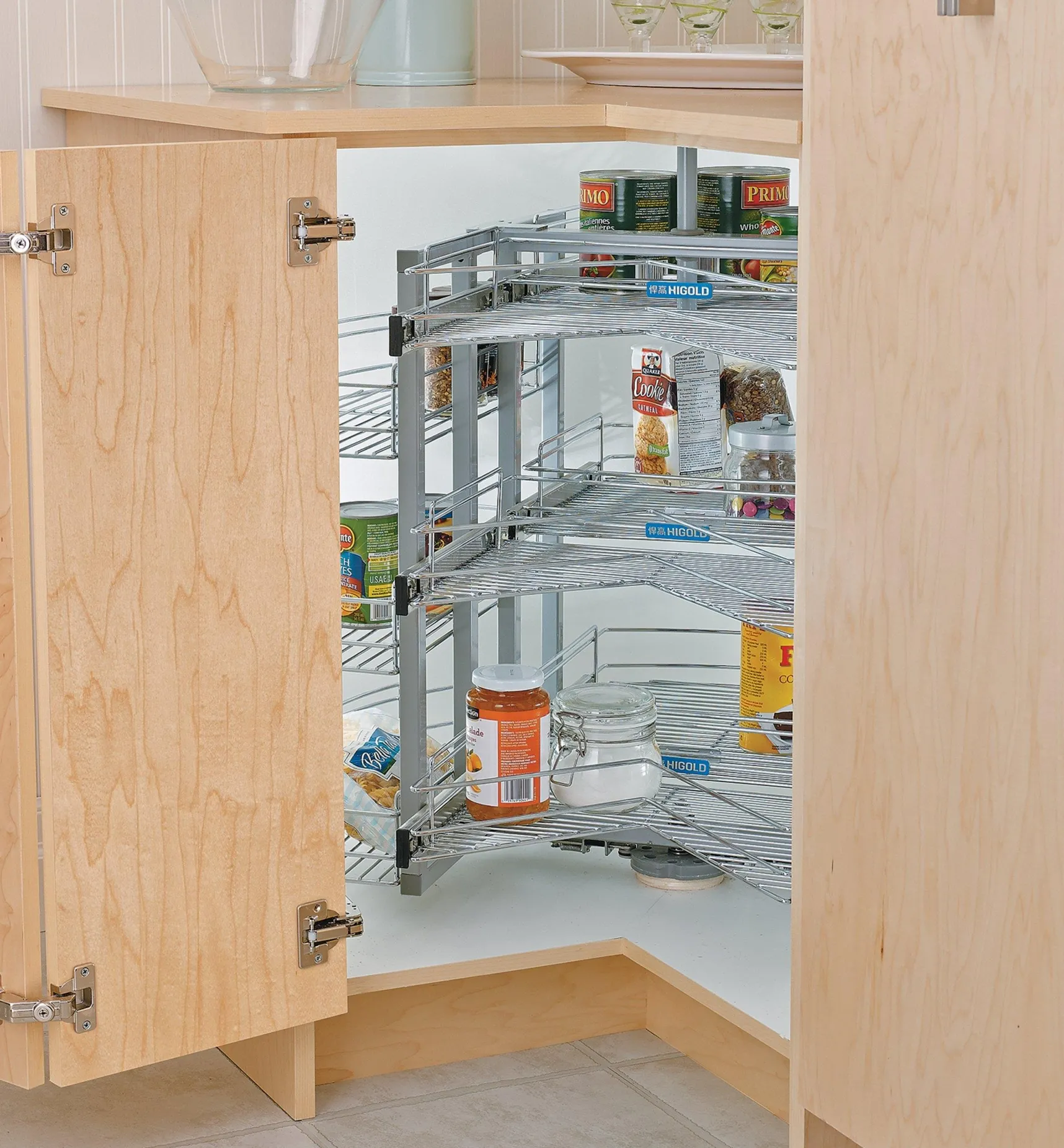 Outlet Pull-Out Corner Carousel Kitchen Hardware