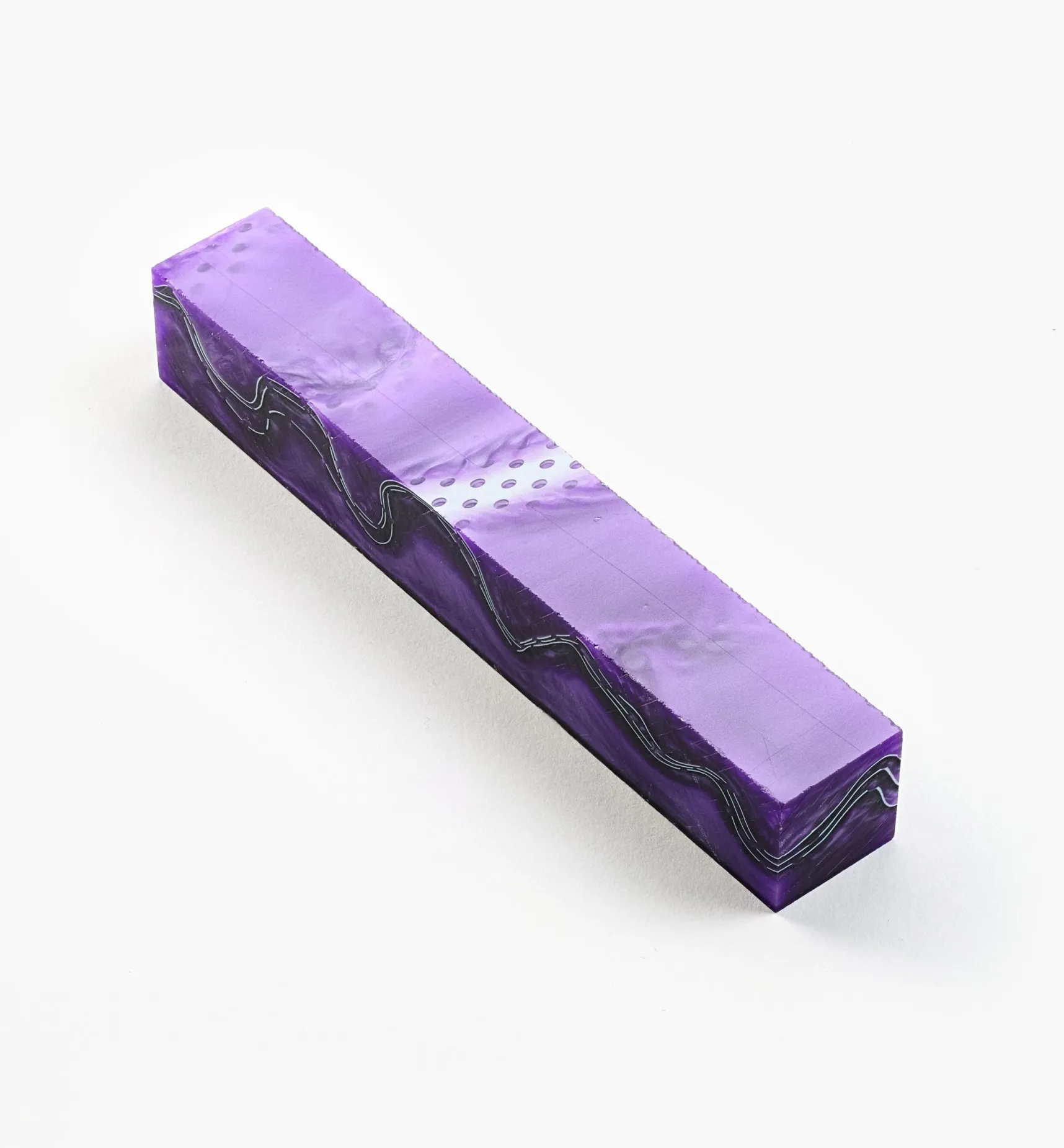 Clearance Purple Mesh Acrylic Acetate Pen Blank Supplies