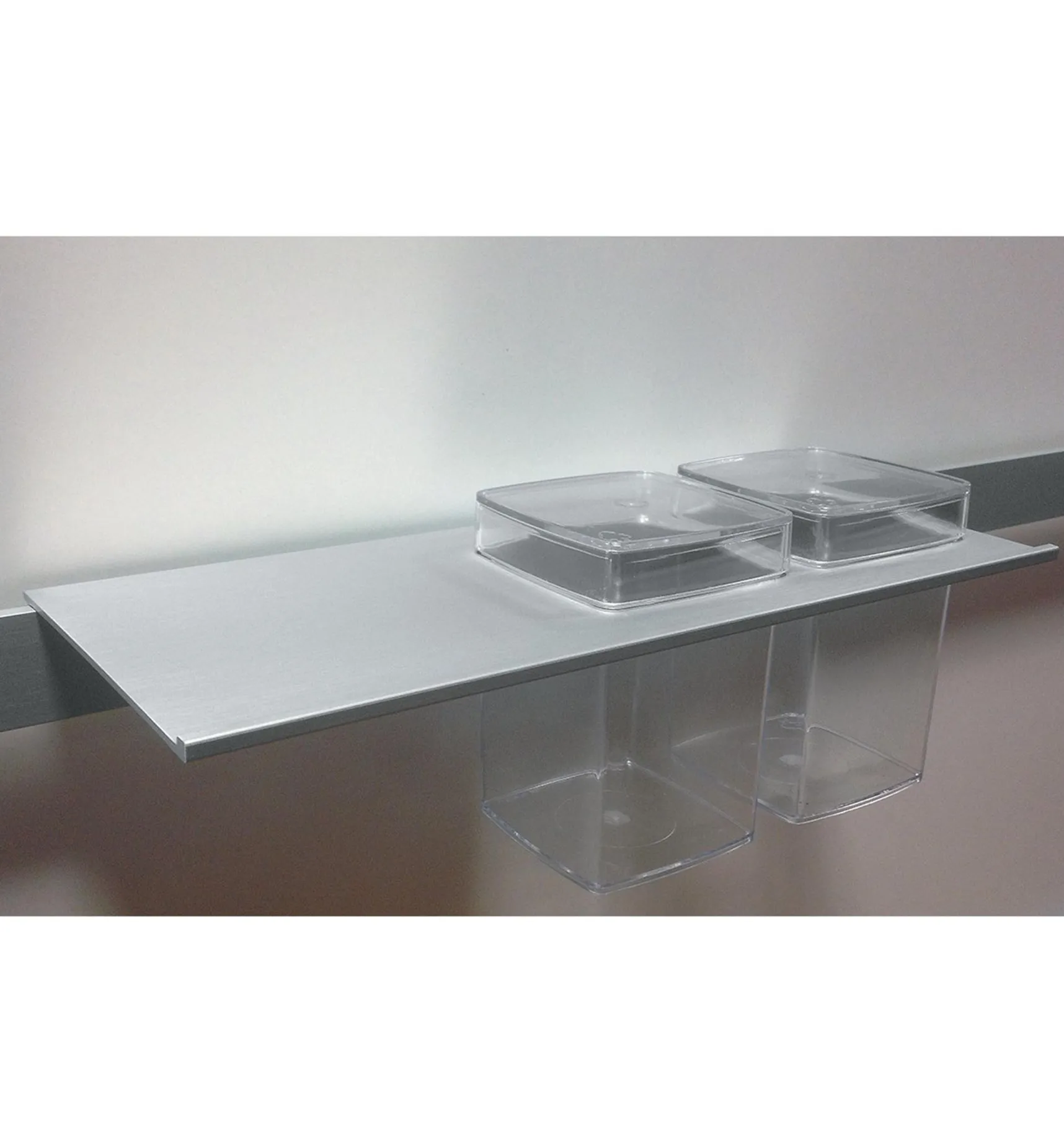 Hot Rail-Mount Shelves For The Aluminum Wall-Mount Rail Storage System Kitchen Hardware