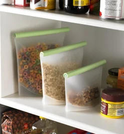 Clearance Reusable Silicone Bags Food Storage