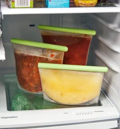 Clearance Reusable Silicone Bags Food Storage
