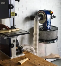Best Rikon 1 Hp Wall-Mount Dust Collector (Model 60-101) Workshop