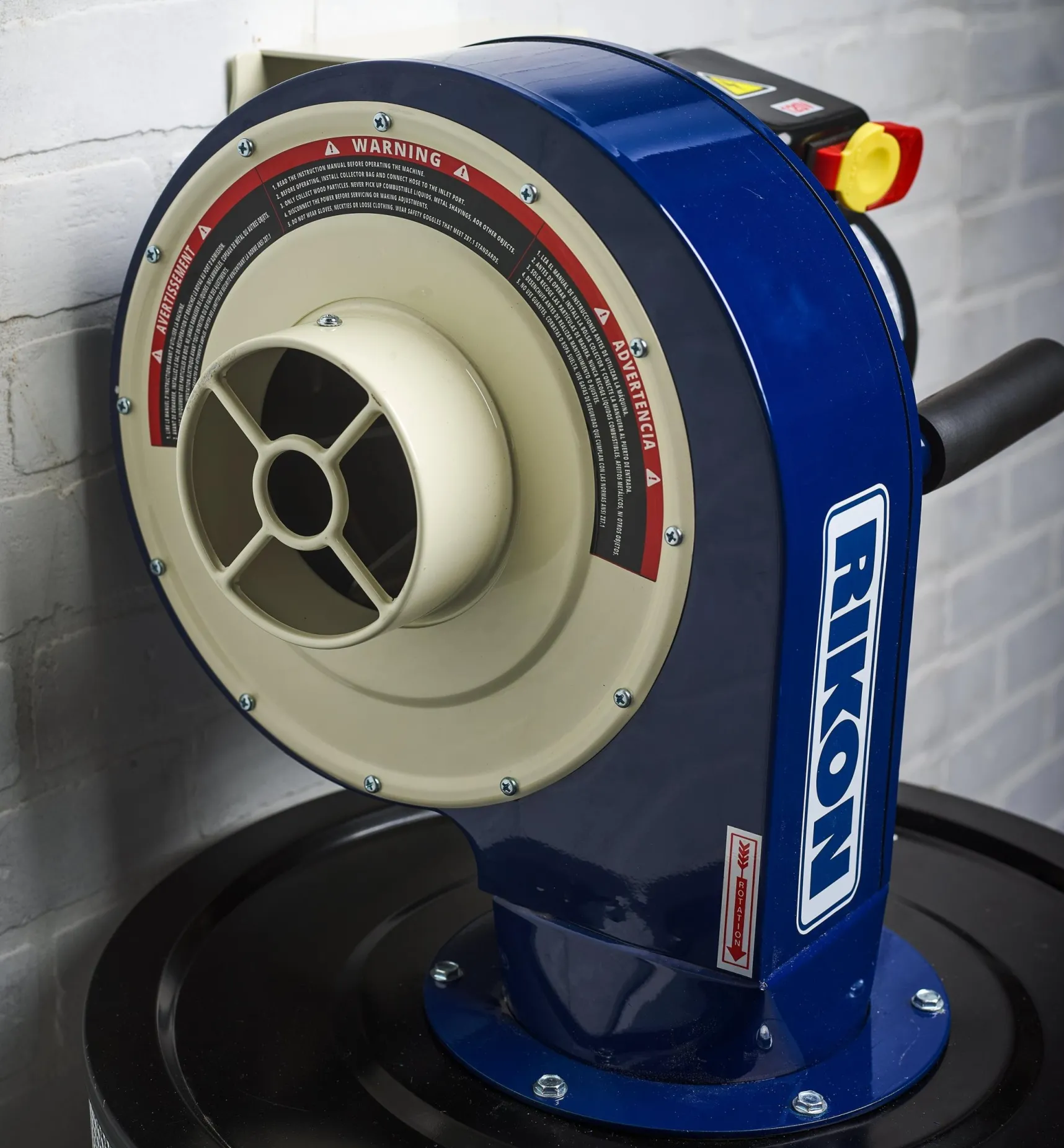 Best Rikon 1 Hp Wall-Mount Dust Collector (Model 60-101) Workshop