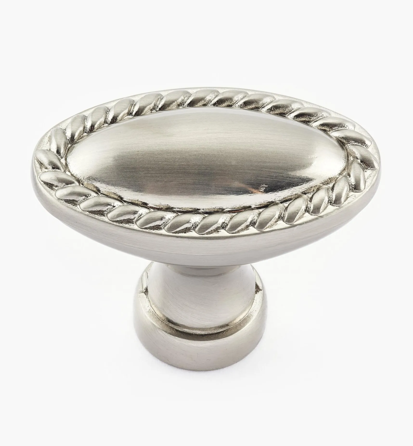 Rope-Edge Oval Knob Knobs