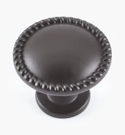 Rope-Edge Round Knob Knobs