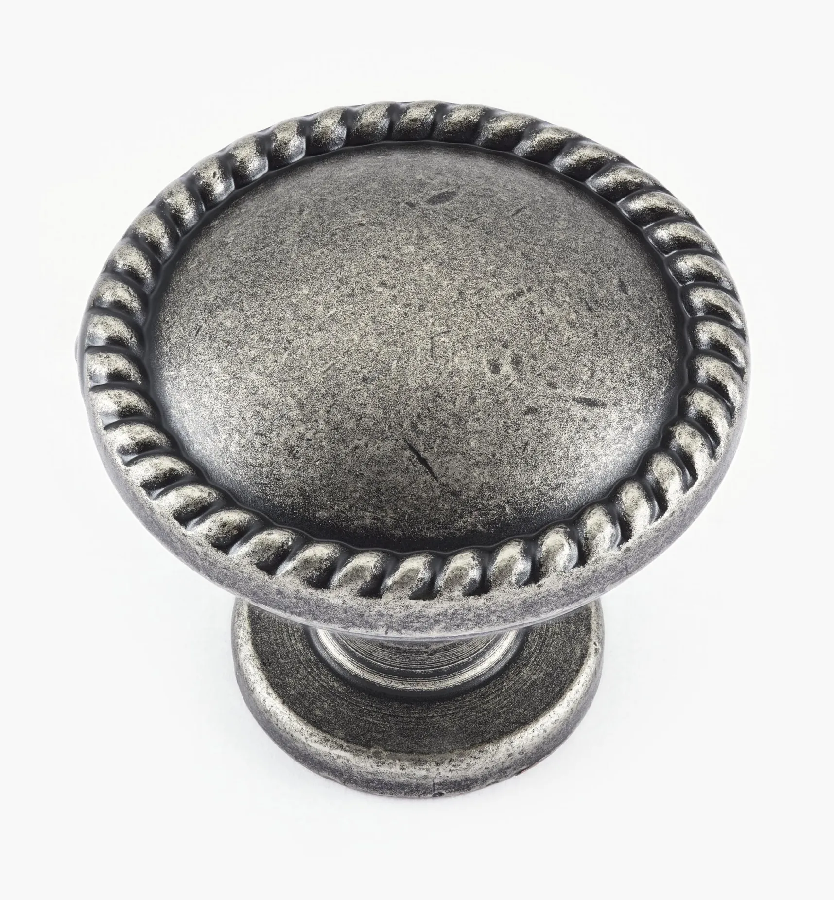 Rope-Edge Round Knob Knobs