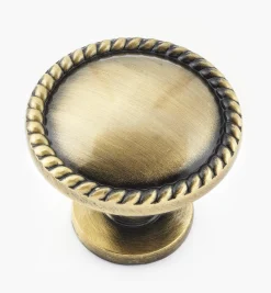 Rope-Edge Round Knob Knobs