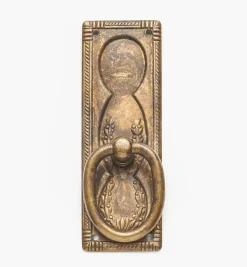 Sale Rope-Edged Vertical Plate Pulls Pulls