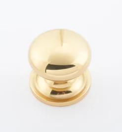 Online Round Brass Plain Knobs Knobs
