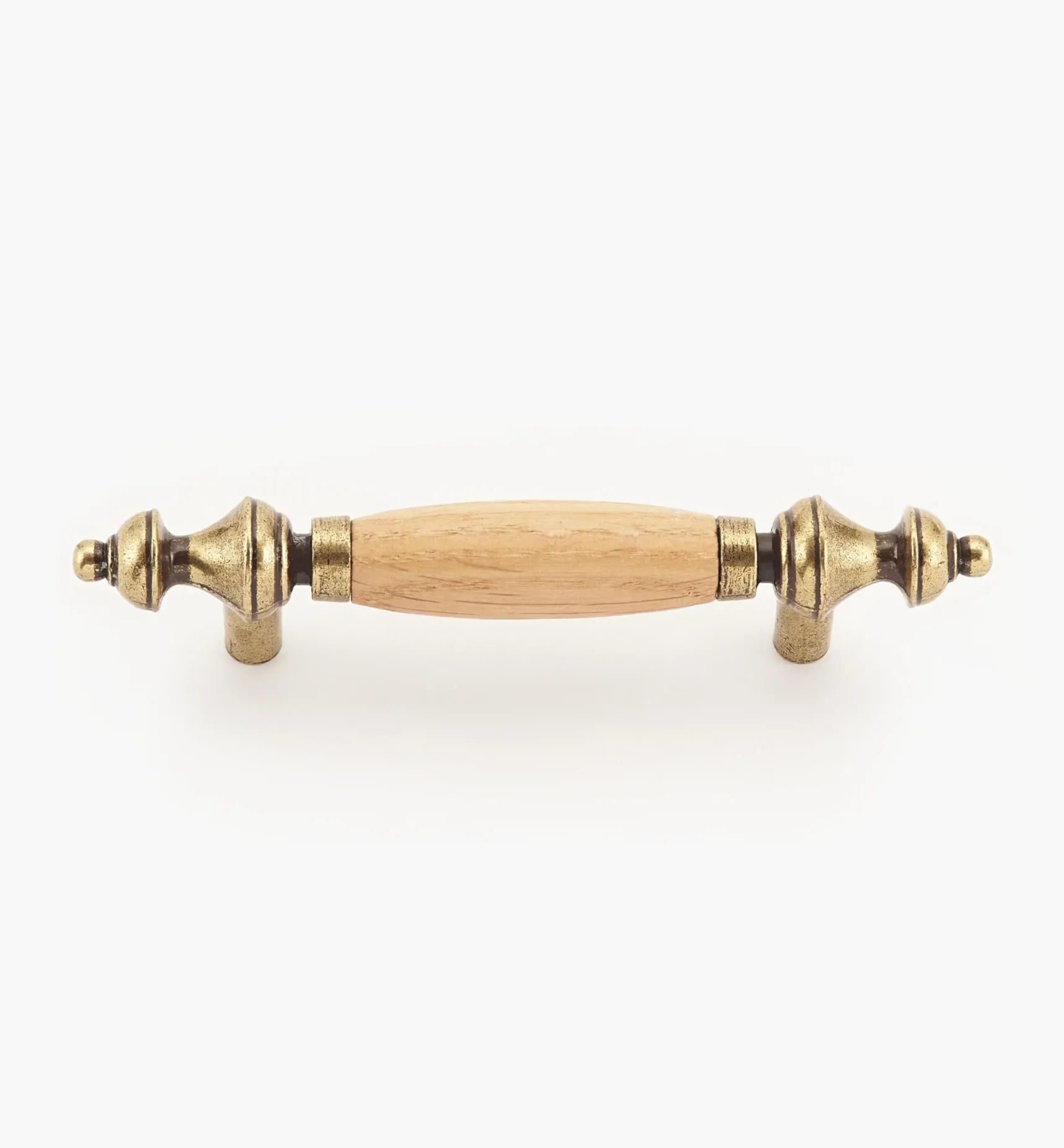 New Rounded Oak Insert Pull Handles
