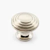 Outlet Satin Nickel Cast Modern Round Knob Knobs