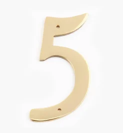 Sale Script Cast Brass House Numbers Architectural Hardware